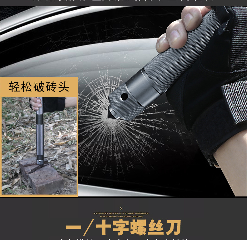In Stock Wholesale Multi-Functional Shovel Shovel Folding Military Shovel Car Self-Defense Outdoor Camping Life-Saving Tool 2
