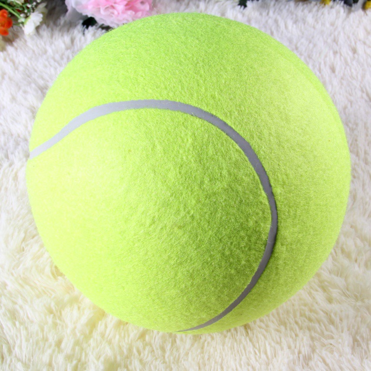 Manufacturer direct-selling inflatable signature large tennis ball 9 inches 22.9cm pet advertising collection LOGO Manufacturer direct-selling inflatable signature large tennis ball 9 inches 22.9cm pet advertising collection LOGO