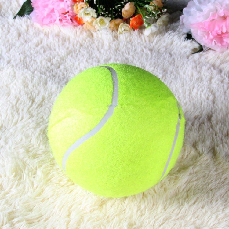 Manufacturer direct-selling inflatable signature large tennis ball 9 inches 22.9cm pet advertising collection LOGO Manufacturer direct-selling inflatable signature large tennis ball 9 inches 22.9cm pet advertising collection LOGO