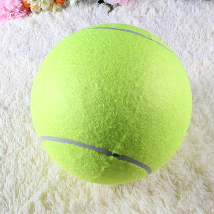 Manufacturer direct-selling inflatable signature large tennis ball 9 inches 22.9cm pet advertising collection LOGO Manufacturer direct-selling inflatable signature large tennis ball 9 inches 22.9cm pet advertising collection LOGO