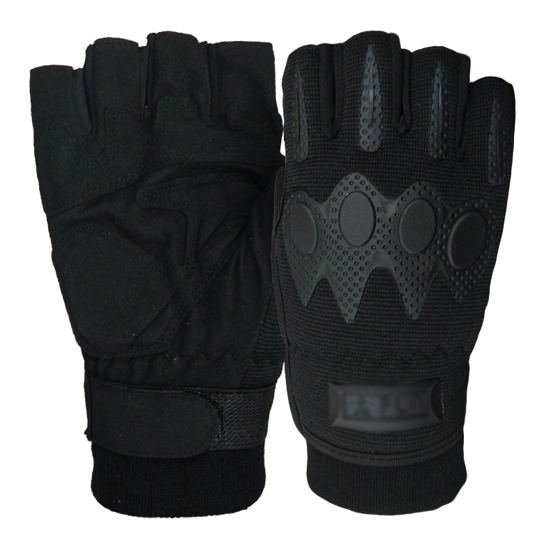 07A Inner Half Finger Gloves Breathable and Wearable Outdoor Riding Military Fans Half-Finger Tactical Gloves Xinji Wholesale Customization