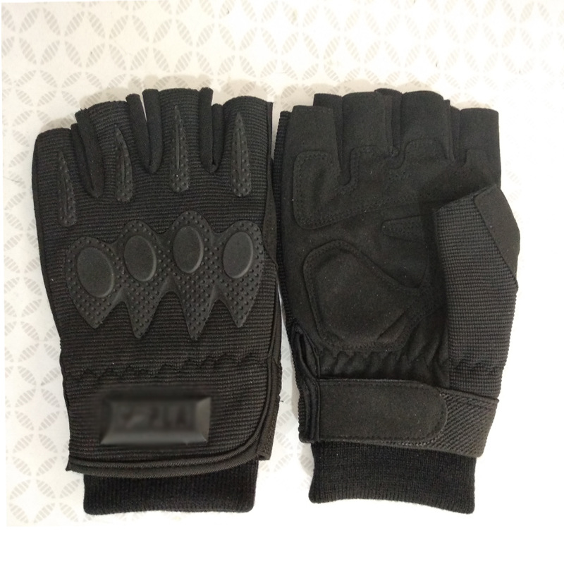 07A Inner Half Finger Gloves Breathable and Wearable Outdoor Riding Military Fans Half-Finger Tactical Gloves Xinji Wholesale Customization