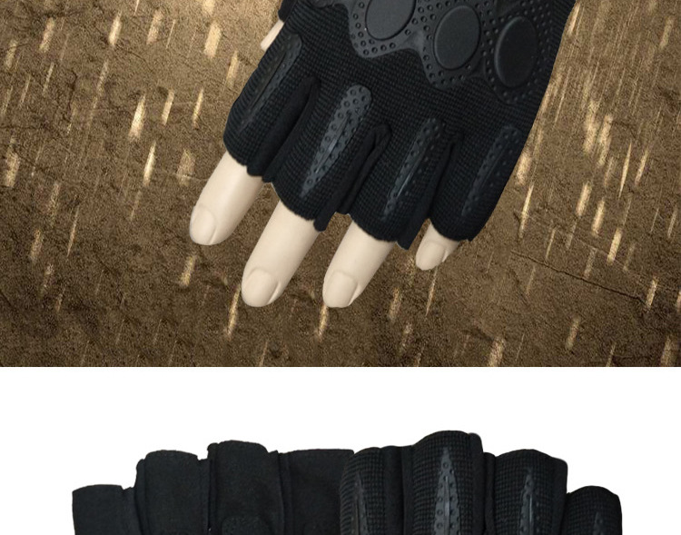 07A Inner Half Finger Gloves Breathable and Wearable Outdoor Riding Military Fans Half-Finger Tactical Gloves Xinji Wholesale Customization