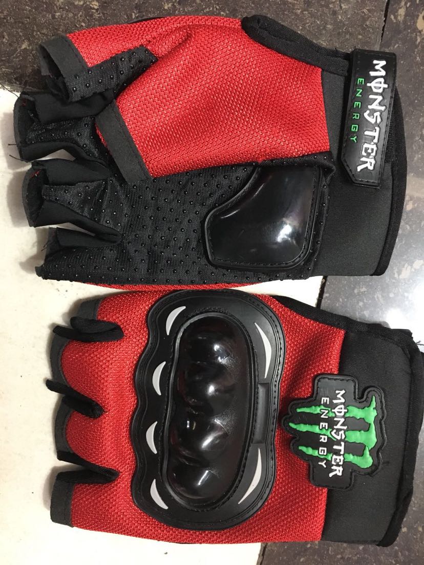 Sports motorcycle non-slip changed hand gloves hard shell half-finger gloves Sports motorcycle non-slip changed hand gloves hard shell half-finger gloves