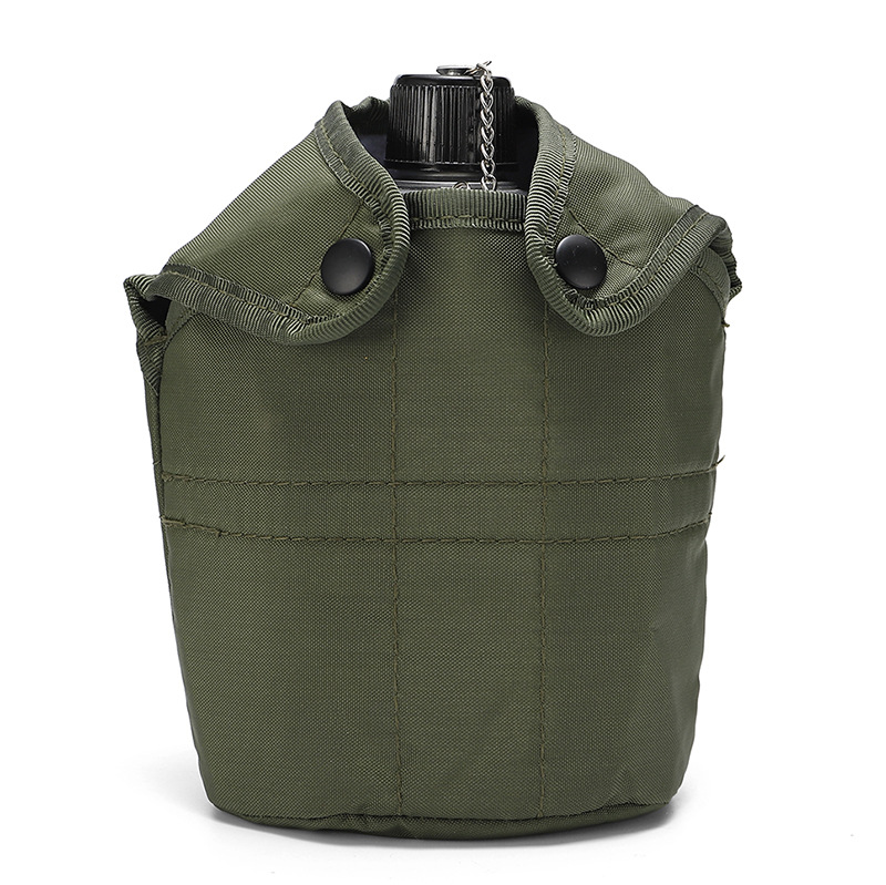 Kettle Military Fans Single Soldier Field Survival Equipment Tactical Portable Lunch Box Alcohol Stove Four-Piece Set