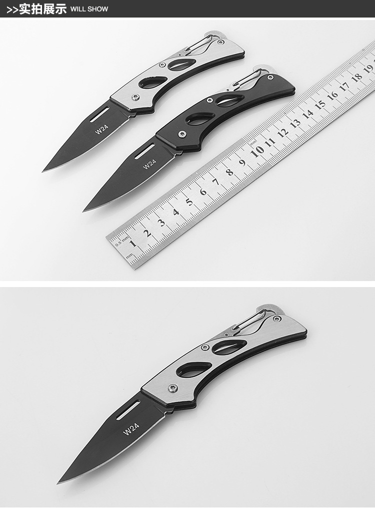 Stainless Steel Folding Knife Outdoor Survival Fruit Camping Knife Gift Knife SelfDefense a Folding Knife Mini Key Knife