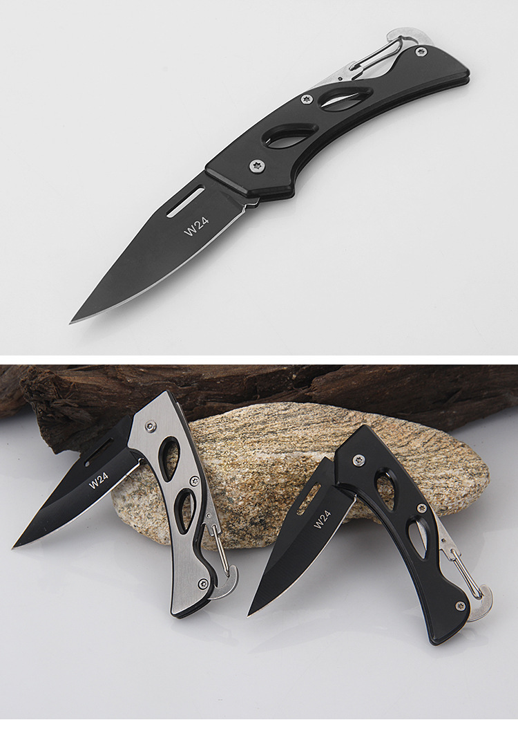Stainless Steel Folding Knife Outdoor Survival Fruit Camping Knife Gift Knife SelfDefense a Folding Knife Mini Key Knife