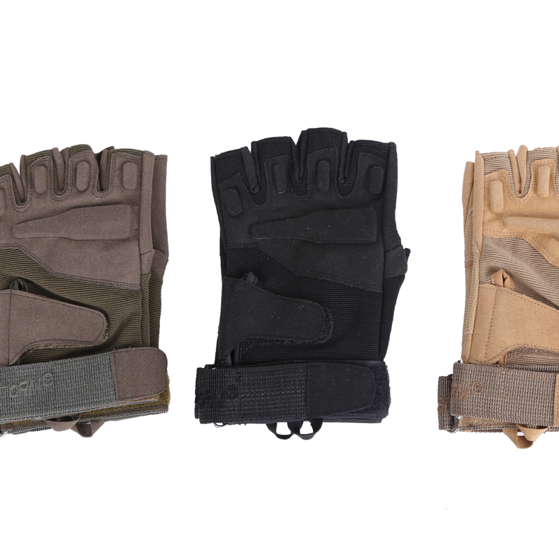 Outdoor sports military half-finger gloves