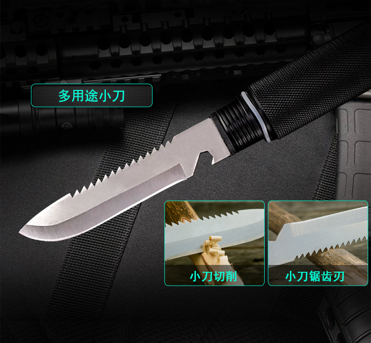 HX Outdoors China Shovel Outdoor Car Multifunction Folding Spade Military Shovel Manganese Steel Military Shovel Military Version Original Product