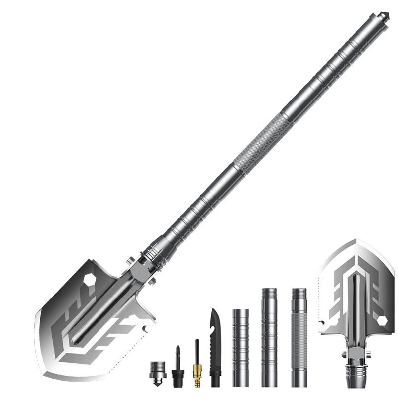 Engineering Shovel Multi-Functional Outdoor Supplies Amazon Hot Sale Firestone Camping Survival Equipment Folding Military Shovel