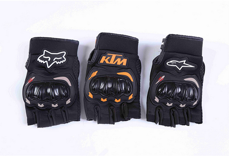 Cross-Border Supply KTM Motorcycle Outdoor Half-Finger Riding Gloves Manufacturer