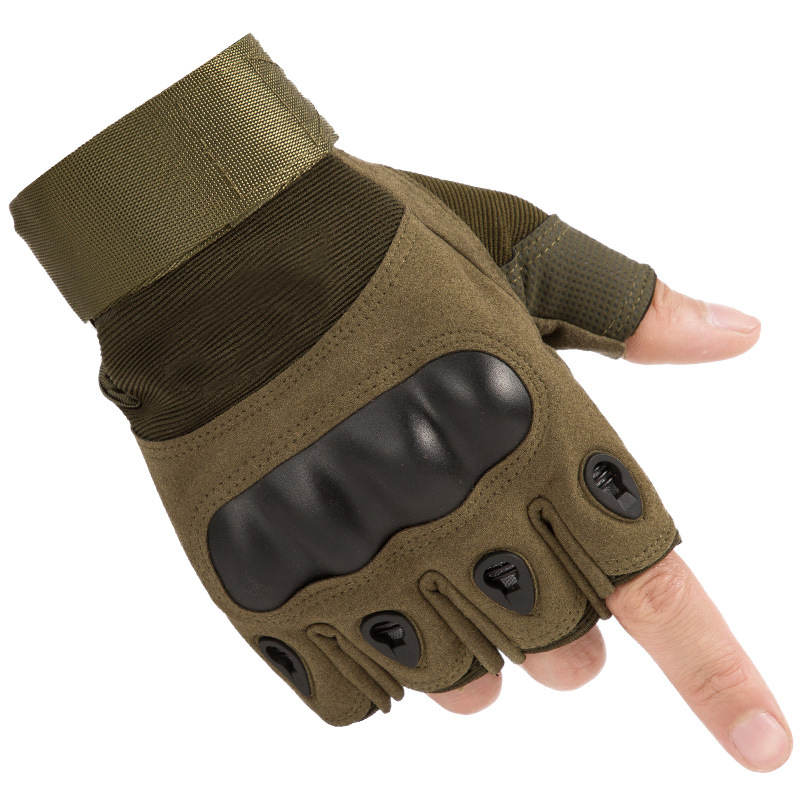 New Black Eagle Oji Tactical Outdoor Half-Finger Riding Gloves Military Fans CS Field Performance Sports Fitness Gloves