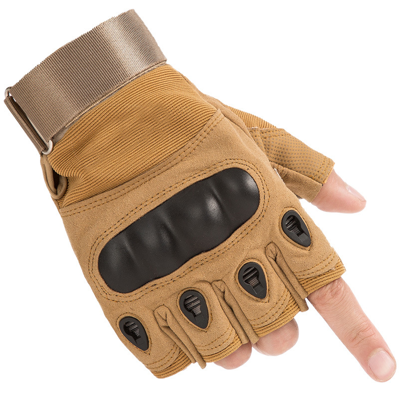 New Black Eagle Oji Tactical Outdoor Half-Finger Riding Gloves Military Fans CS Field Performance Sports Fitness Gloves