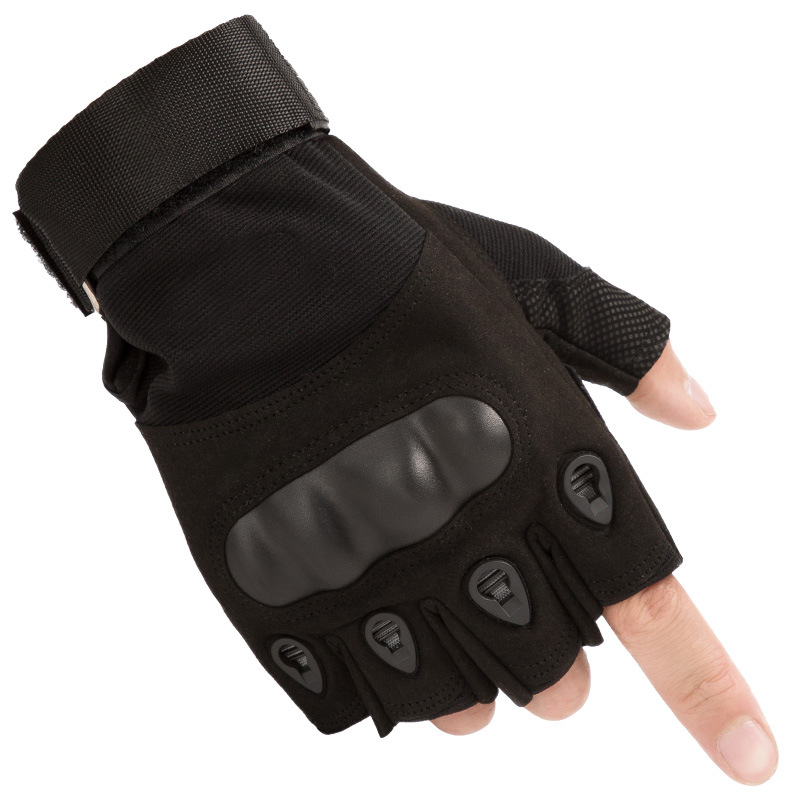 New Black Eagle Oji Tactical Outdoor Half-Finger Riding Gloves Military Fans CS Field Performance Sports Fitness Gloves