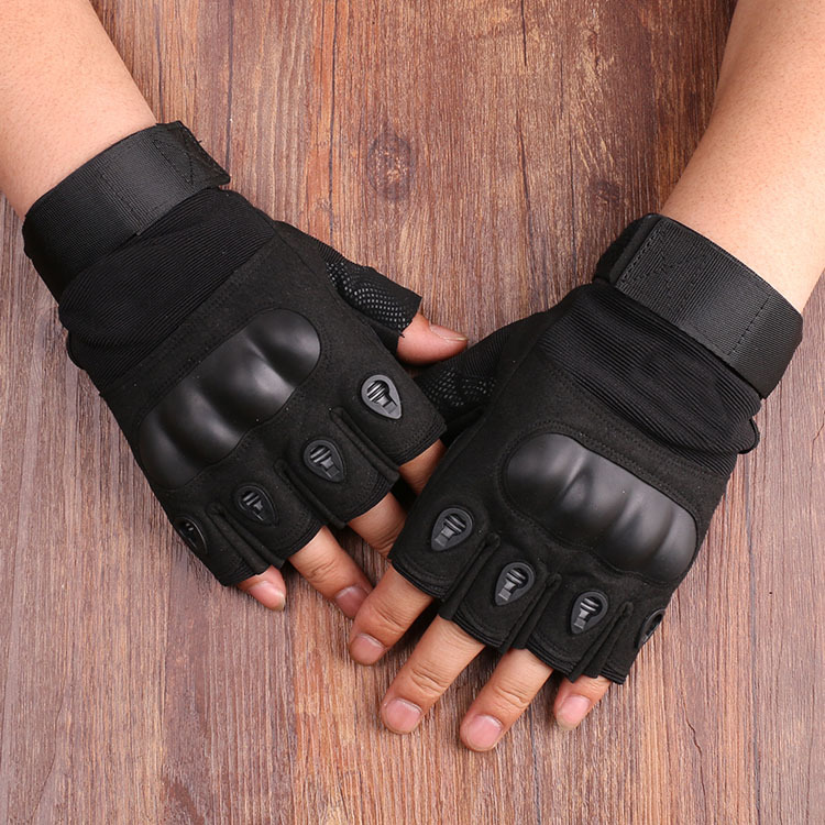 New Black Eagle Oji Tactical Outdoor Half-Finger Riding Gloves Military Fans CS Field Performance Sports Fitness Gloves