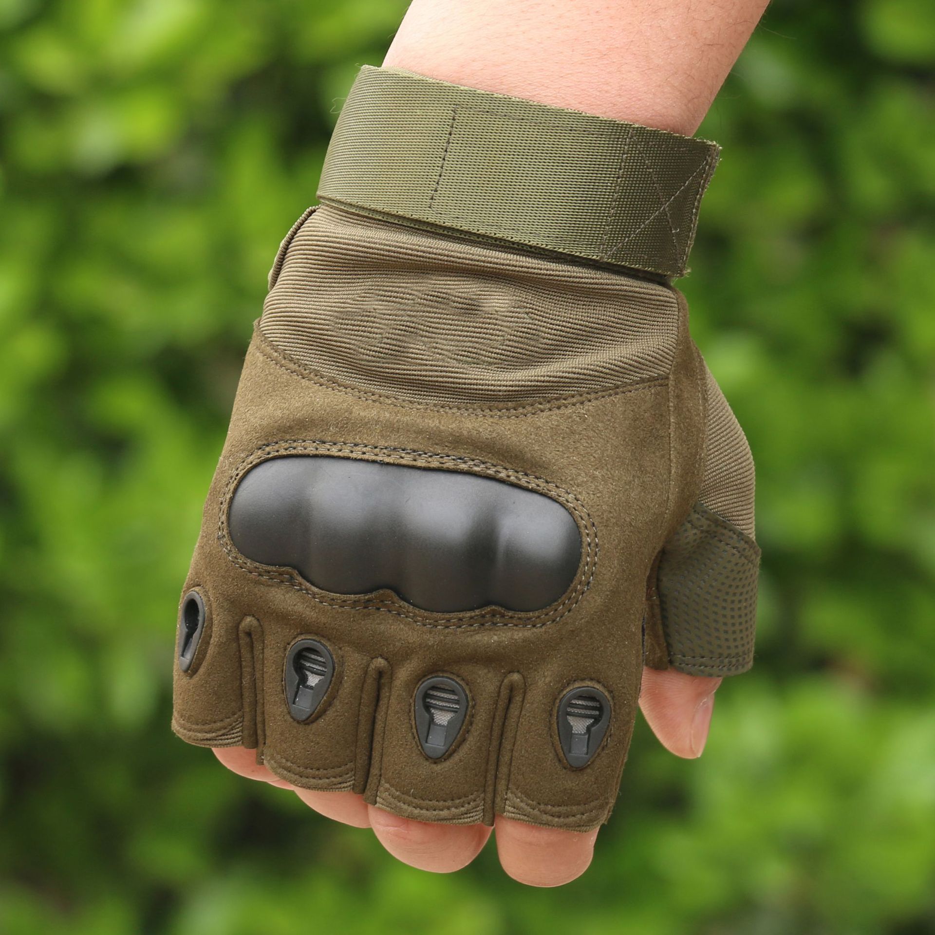 New Black Eagle Oji Tactical Outdoor Half-Finger Riding Gloves Military Fans CS Field Performance Sports Fitness Gloves