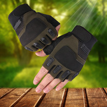 New Black Eagle Oji Tactical Outdoor Half-Finger Riding Gloves Military Fans CS Field Performance Sports Fitness Gloves