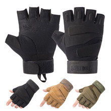 New Black Eagle Oji Tactical Outdoor Half-Finger Riding Gloves Military Fans CS Field Performance Sports Fitness Gloves