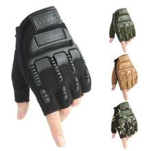 New Black Eagle Oji Tactical Outdoor Half-Finger Riding Gloves Military Fans CS Field Performance Sports Fitness Gloves