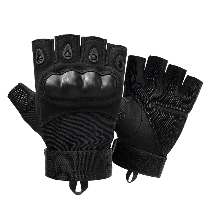 New Black Eagle Oji Tactical Outdoor Half-Finger Riding Gloves Military Fans CS Field Performance Sports Fitness Gloves