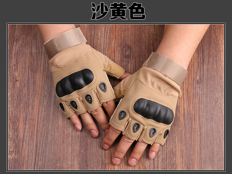 New Black Eagle Oji Tactical Outdoor Half-Finger Riding Gloves Military Fans CS Field Performance Sports Fitness Gloves