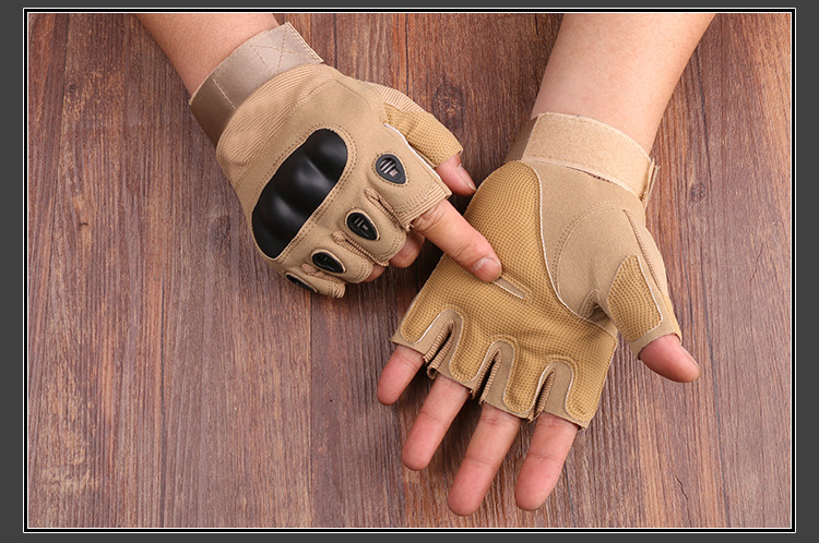 New Black Eagle Oji Tactical Outdoor Half-Finger Riding Gloves Military Fans CS Field Performance Sports Fitness Gloves