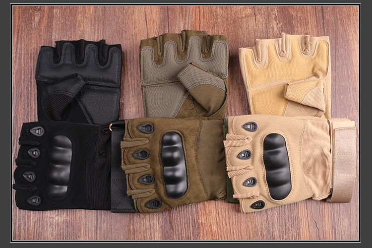 New Black Eagle Oji Tactical Outdoor Half-Finger Riding Gloves Military Fans CS Field Performance Sports Fitness Gloves
