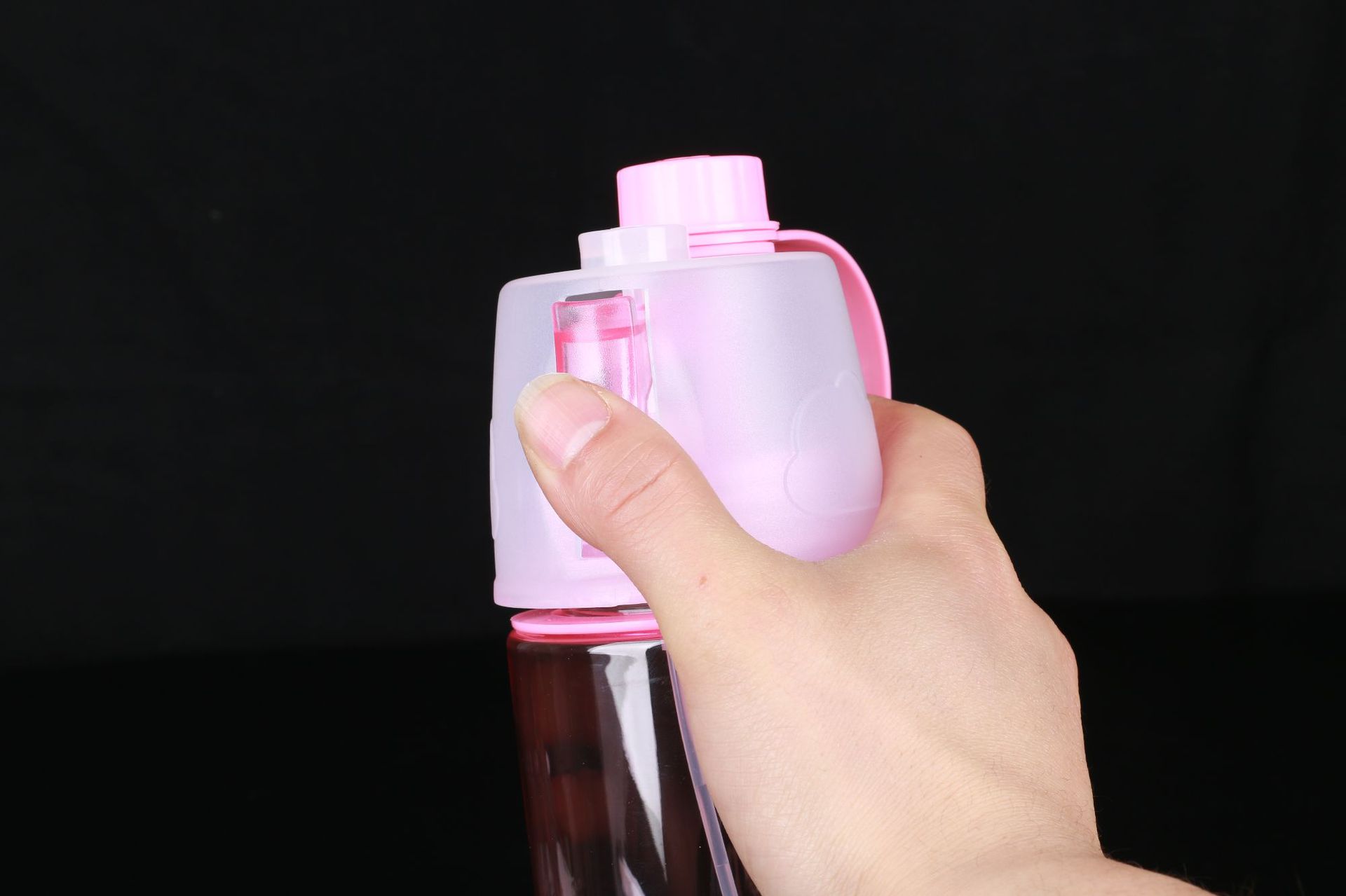 New Spray Cup Children's Straw Household Cup outside Portable Sports Cup Gift Plastic Cup Factory Wholesale