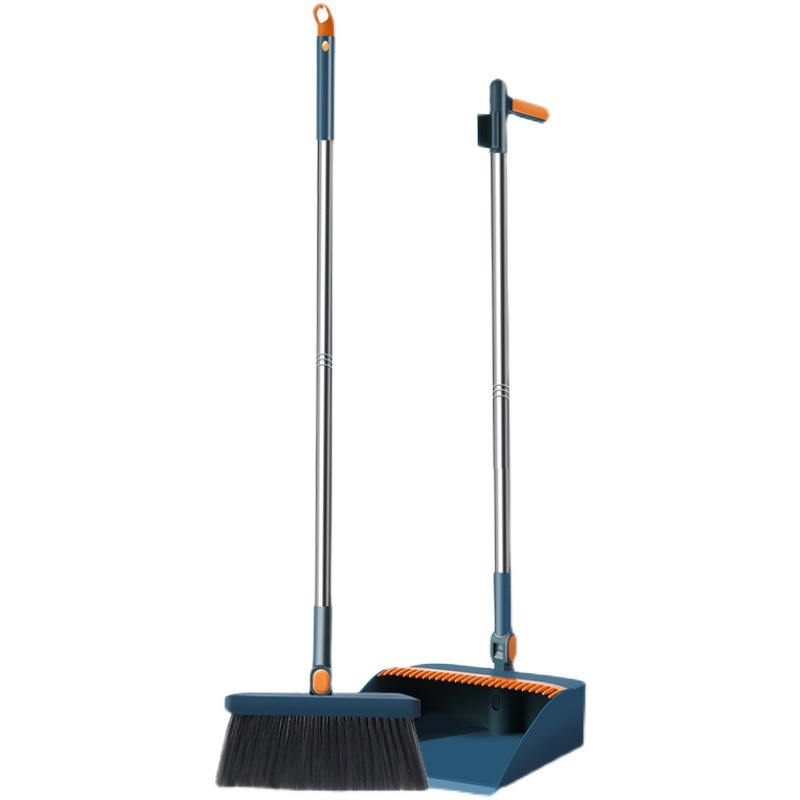 Folding Broom Dustpan Set Combination Household Magic Broom Broom Garbage Shovel Soft Hair Sweeping Sticky Hair