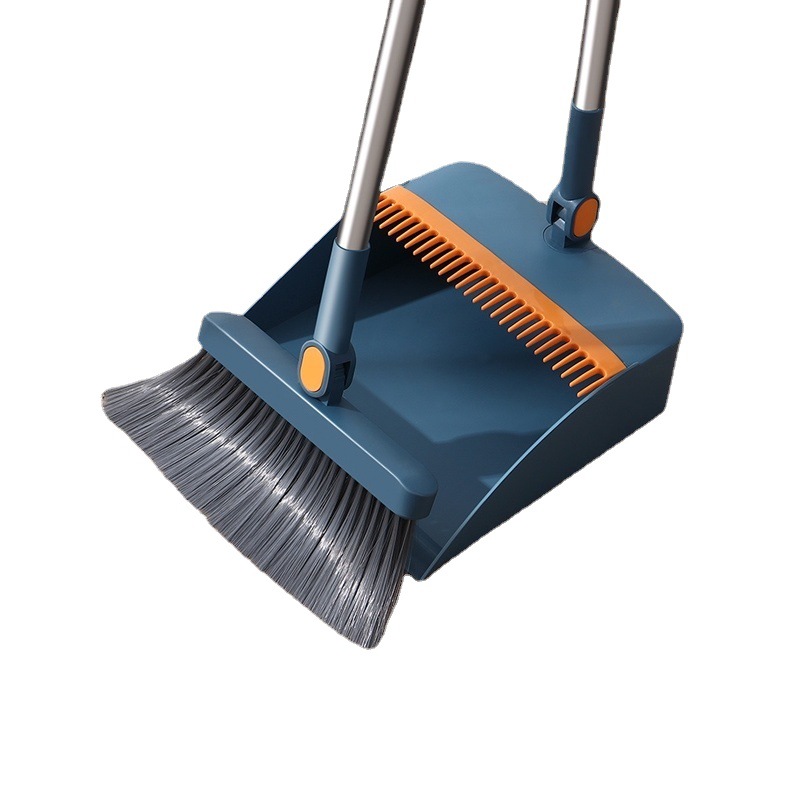 Folding Broom Dustpan Set Combination Household Magic Broom Broom Garbage Shovel Soft Hair Sweeping Sticky Hair