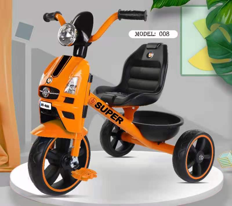 Children's Tricycle Bicycle Men's and Women's Baby and Infant Trolley Bicycle 1-3-6 Years Old Large Size Perambulator