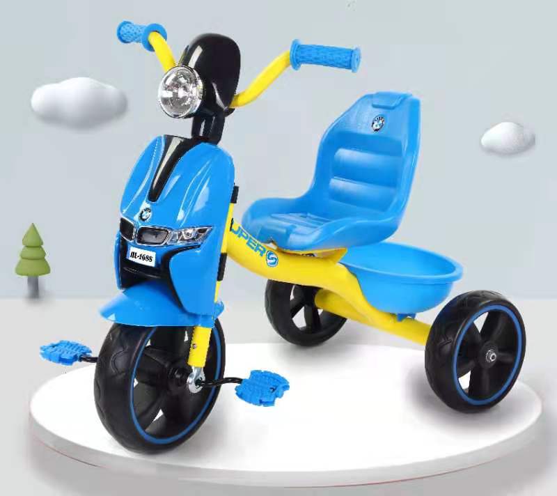 Children's Tricycle Bicycle Men's and Women's Baby and Infant Trolley Bicycle 1-3-6 Years Old Large Size Perambulator