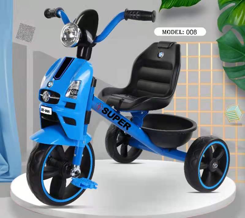 Children's Tricycle Bicycle Men's and Women's Baby and Infant Trolley Bicycle 1-3-6 Years Old Large Size Perambulator