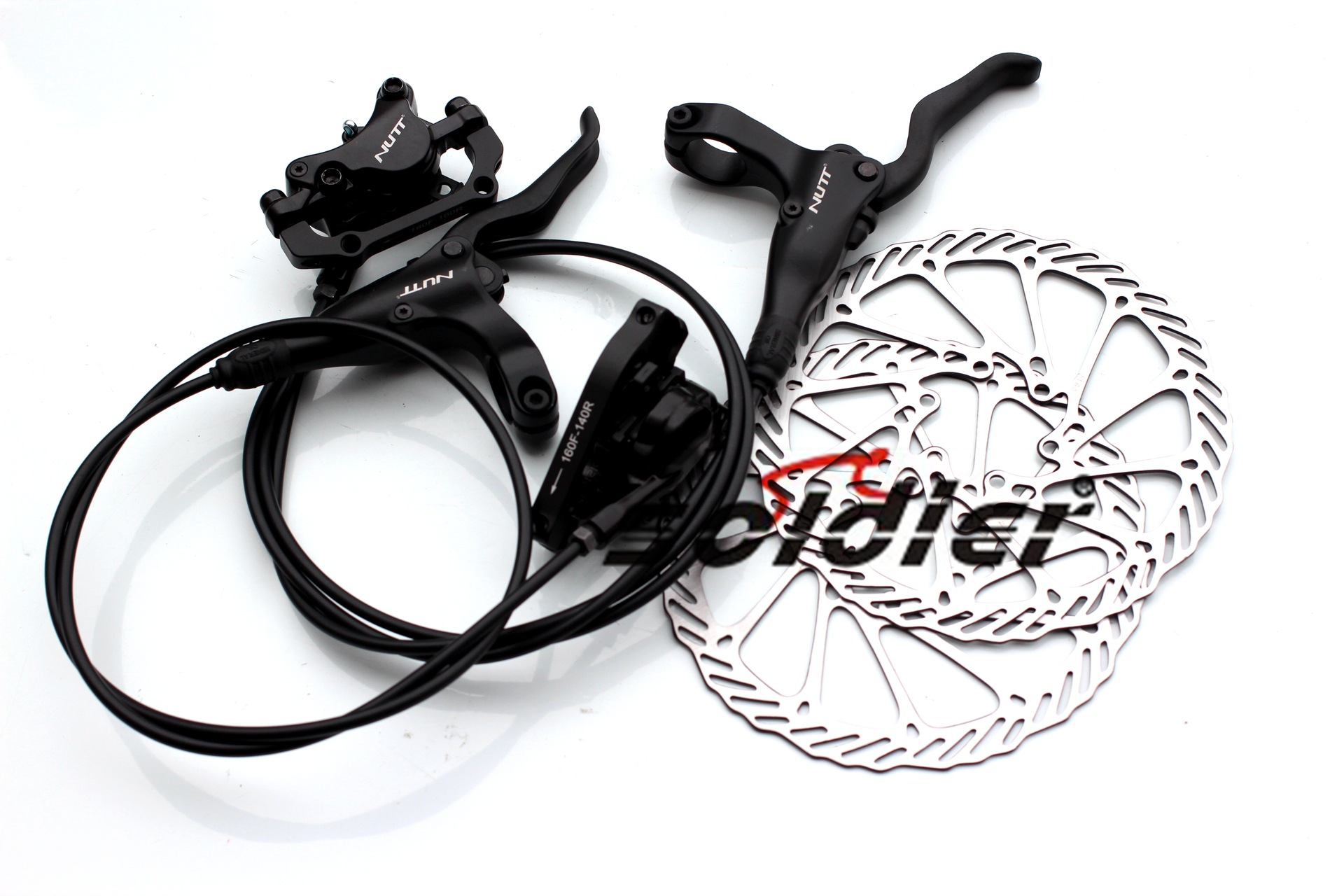Bicycle oil disc brake pedal mountain bike disc brake pedal high - grade disc brake / / NUTT oil disc brake sleeve