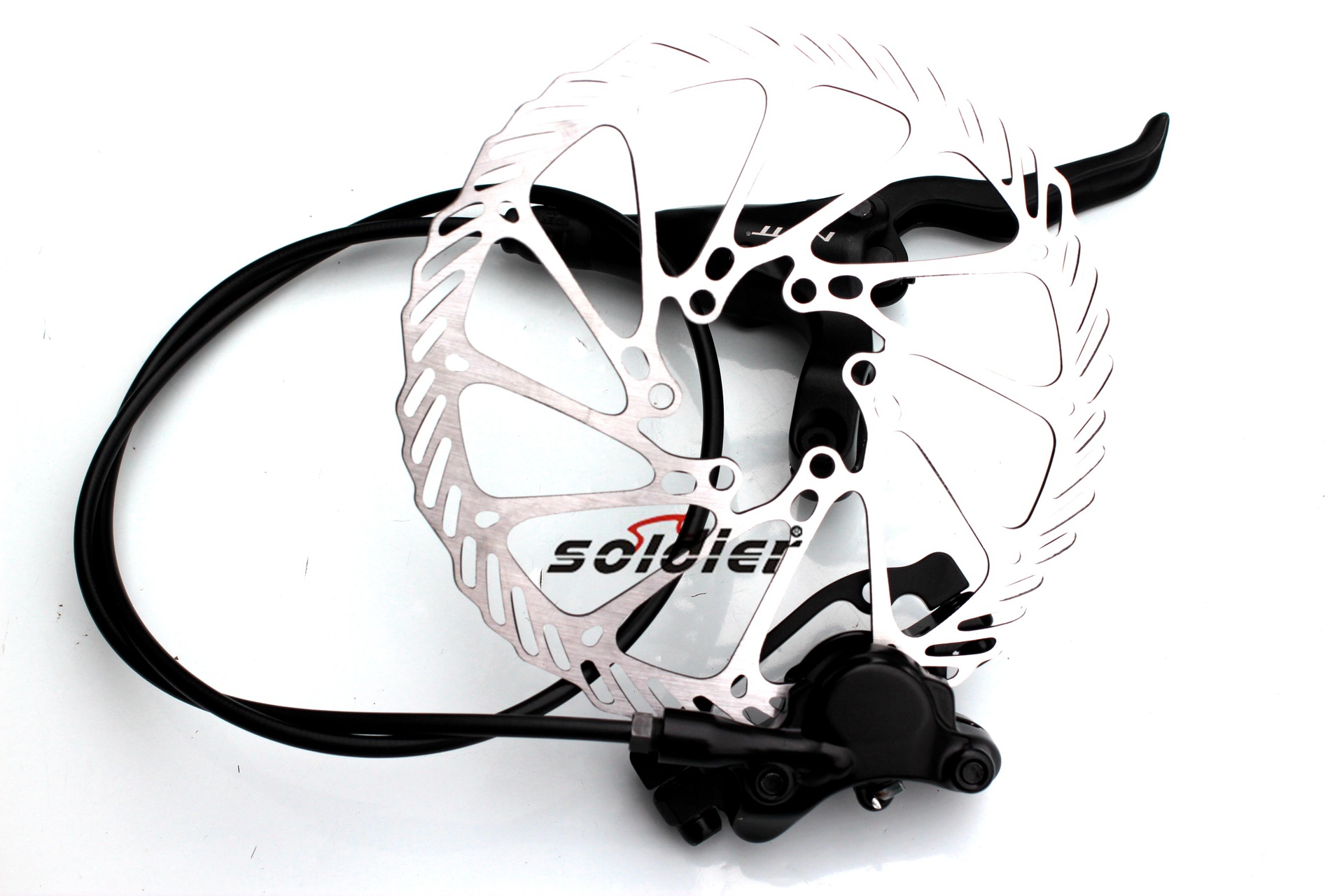 Bicycle oil disc brake pedal mountain bike disc brake pedal high - grade disc brake / / NUTT oil disc brake sleeve
