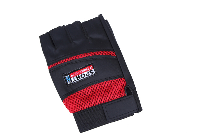 PU mesh riding half-finger gloves sports bicycling PU half-finger gloves