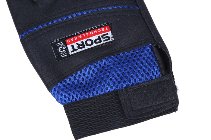 PU mesh riding half-finger gloves sports bicycling PU half-finger gloves