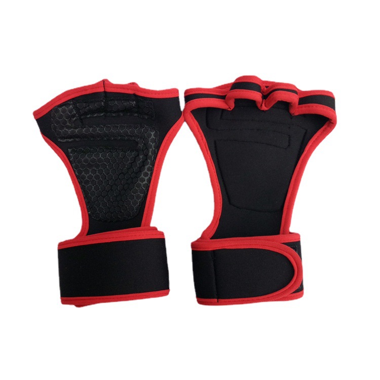 Men&#039;s and Women&#039;s Summer Fitness Gloves Finger-Exposed Wrist Guard Equipment Wait Lifting Anti-Calluses Sports Weightlifting Half-Finger Riding Gloves Logo