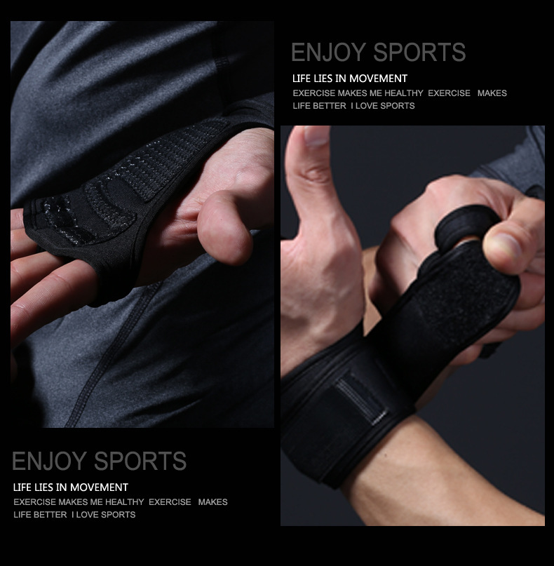 Men's and Women's Summer Fitness Gloves Finger-Exposed Wrist Guard Equipment Wait Lifting Anti-Calluses Sports Weightlifting Half-Finger Riding Gloves Logo