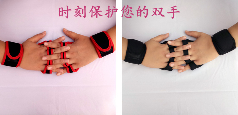 Men's and Women's Summer Fitness Gloves Finger-Exposed Wrist Guard Equipment Wait Lifting Anti-Calluses Sports Weightlifting Half-Finger Riding Gloves Logo