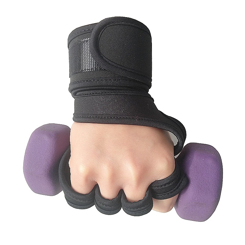 Men's and Women's Summer Fitness Gloves Finger-Exposed Wrist Guard Equipment Wait Lifting Anti-Calluses Sports Weightlifting Half-Finger Riding Gloves Logo