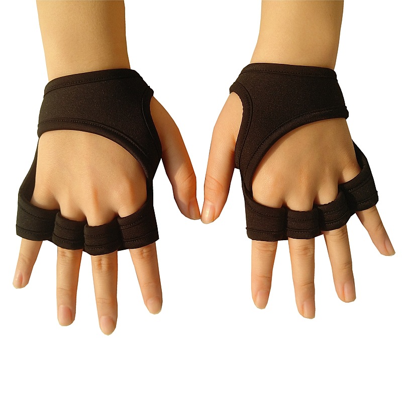 Men's and Women's Summer Fitness Gloves Finger-Exposed Wrist Guard Equipment Wait Lifting Anti-Calluses Sports Weightlifting Half-Finger Riding Gloves Logo