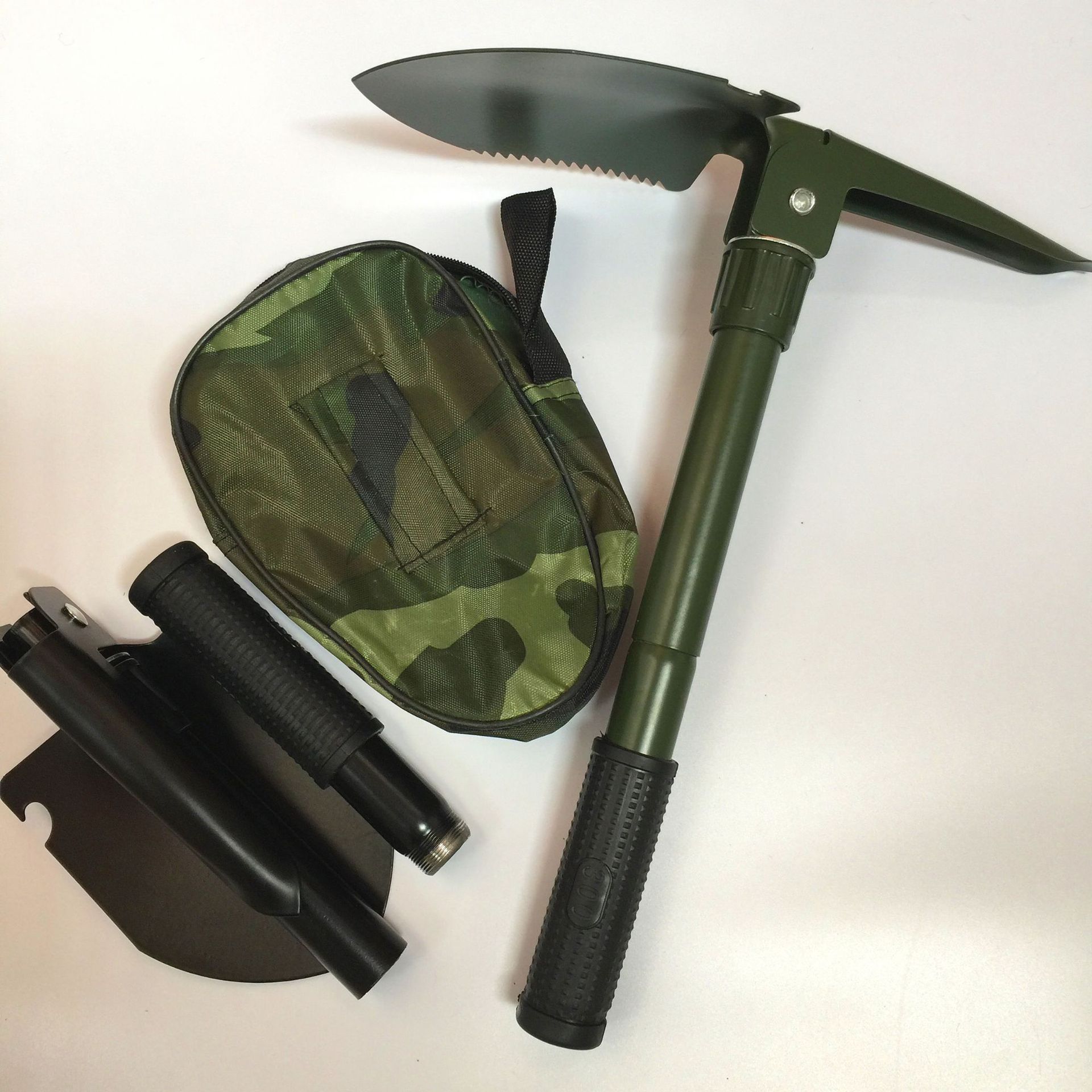 Direct Selling Outdoor Supplies Shovel Camping Shovel Four-in-One Shovel Multi-Functional Shovel Fishing Folding Shovel Shovel