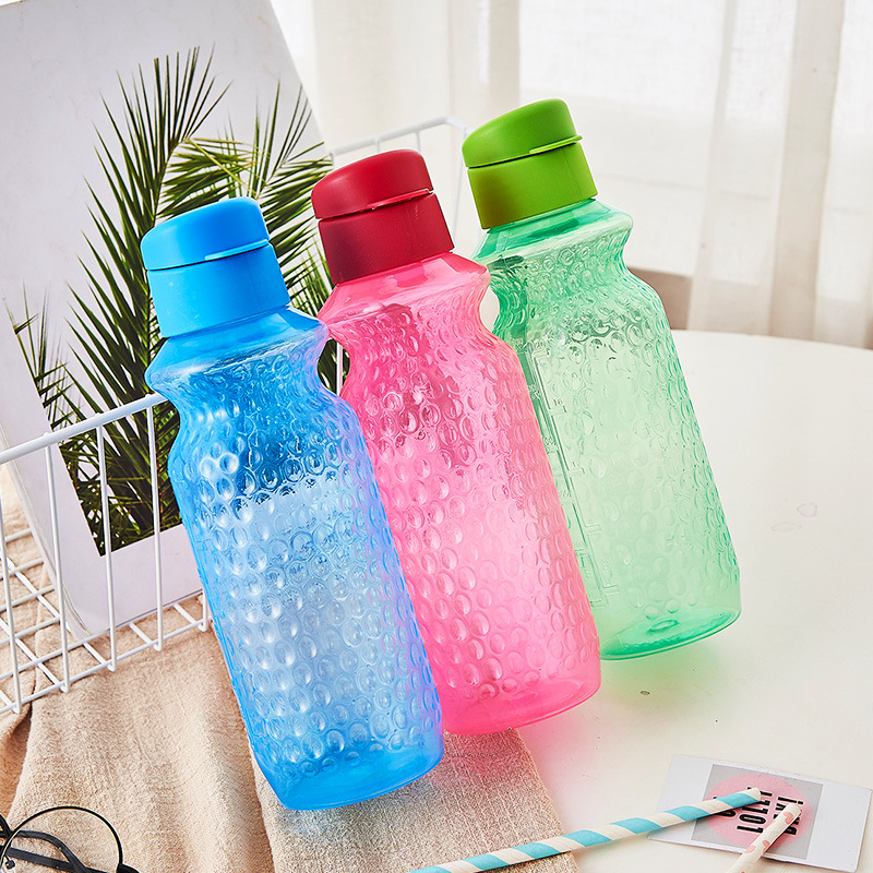 Plastic kettle sports cup new portable unveiling -proof space cup advertising promotional gift water bottle