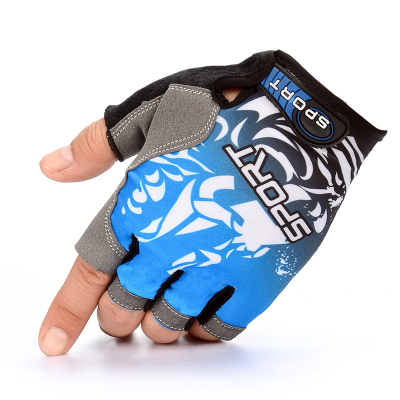 Half-Finger Riding Gloves Men&#039;s and Women&#039;s Outdoor Mountaineering Running Tactical Fishing Gloves Advertising Gloves Customized Printed Logo