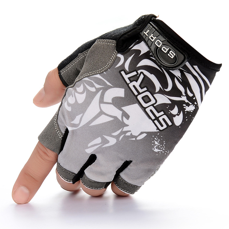 Half-Finger Riding Gloves Men&#039;s and Women&#039;s Outdoor Mountaineering Running Tactical Fishing Gloves Advertising Gloves Customized Printed Logo