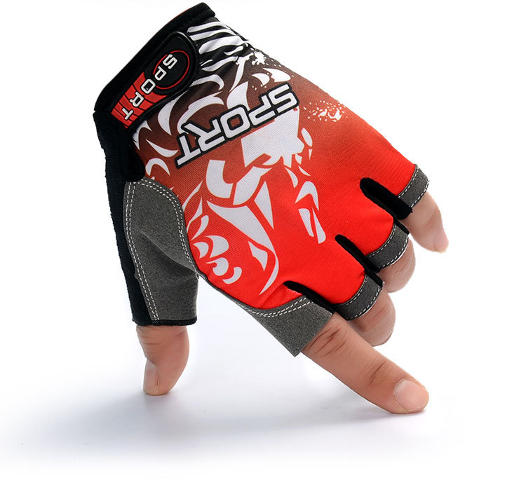 Half-Finger Riding Gloves Men's and Women's Outdoor Mountaineering Running Tactical Fishing Gloves Advertising Gloves Customized Printed Logo