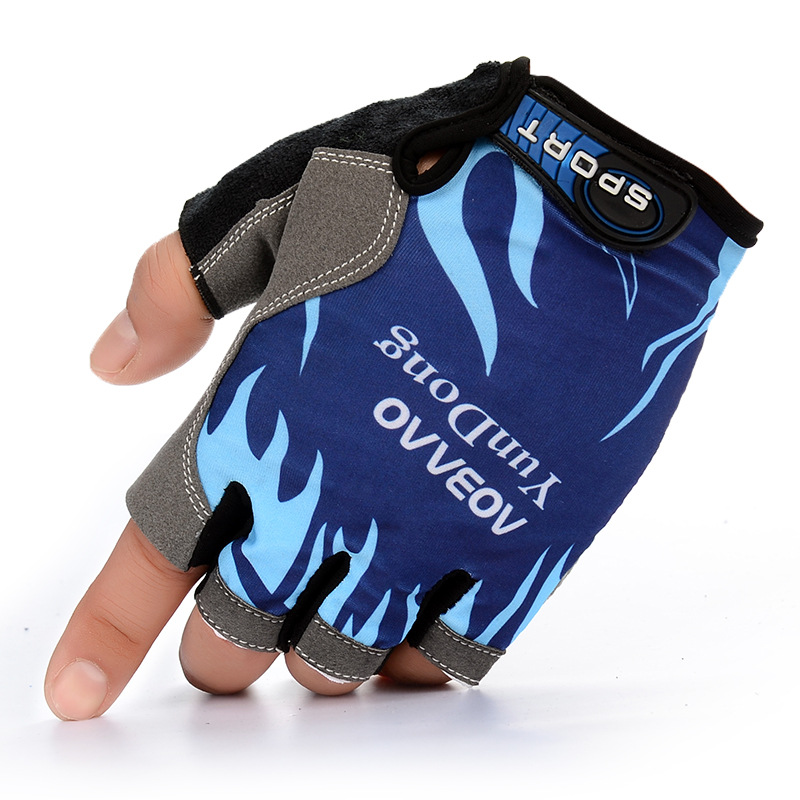 Half-Finger Riding Gloves Men&#039;s and Women&#039;s Outdoor Mountaineering Running Tactical Fishing Gloves Advertising Gloves Customized Printed Logo