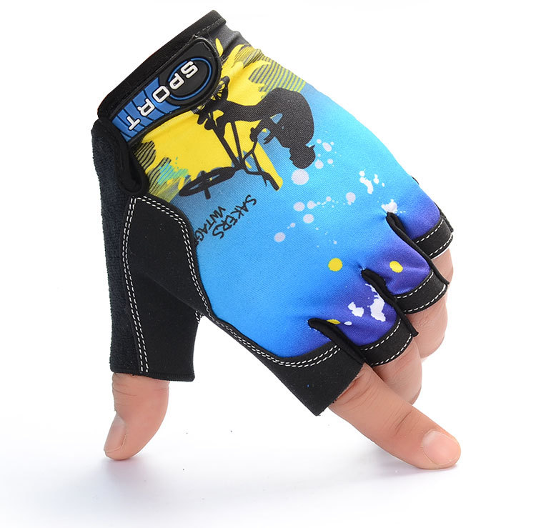 Half-Finger Riding Gloves Men's and Women's Outdoor Mountaineering Running Tactical Fishing Gloves Advertising Gloves Customized Printed Logo