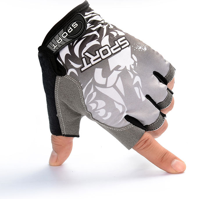 Half-Finger Riding Gloves Men's and Women's Outdoor Mountaineering Running Tactical Fishing Gloves Advertising Gloves Customized Printed Logo